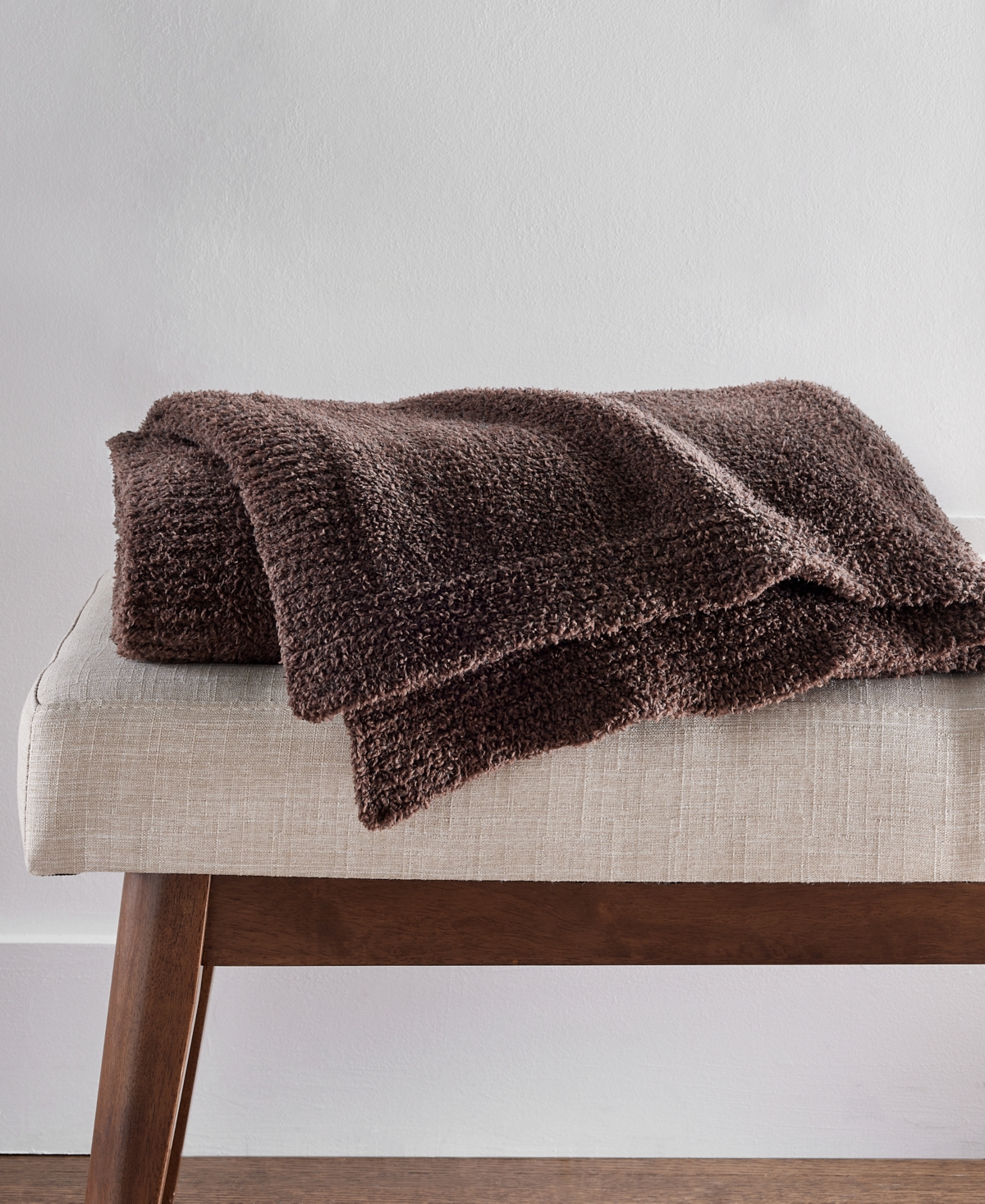 Hotel Collection Closeout!  Luxe Knit Throw, 50" X 70", Exclusively At Macy's In Toffee