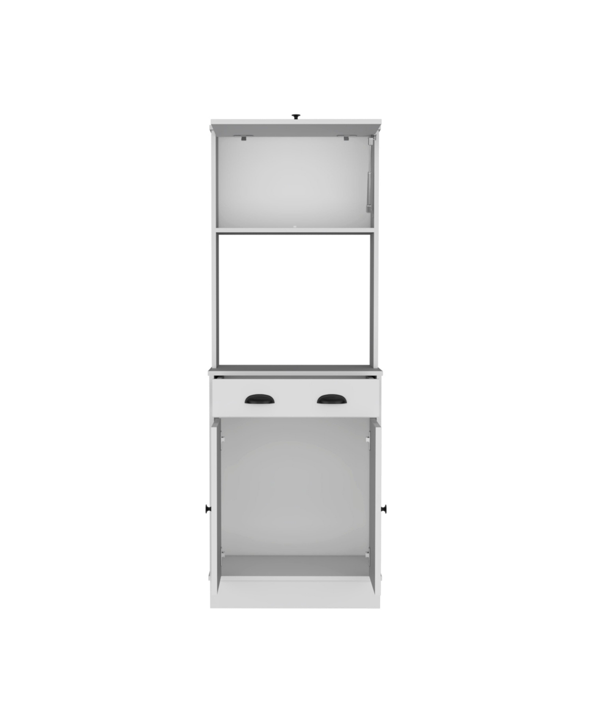 Fm Furniture Tennant Pantry Cabinet Microwave Stand