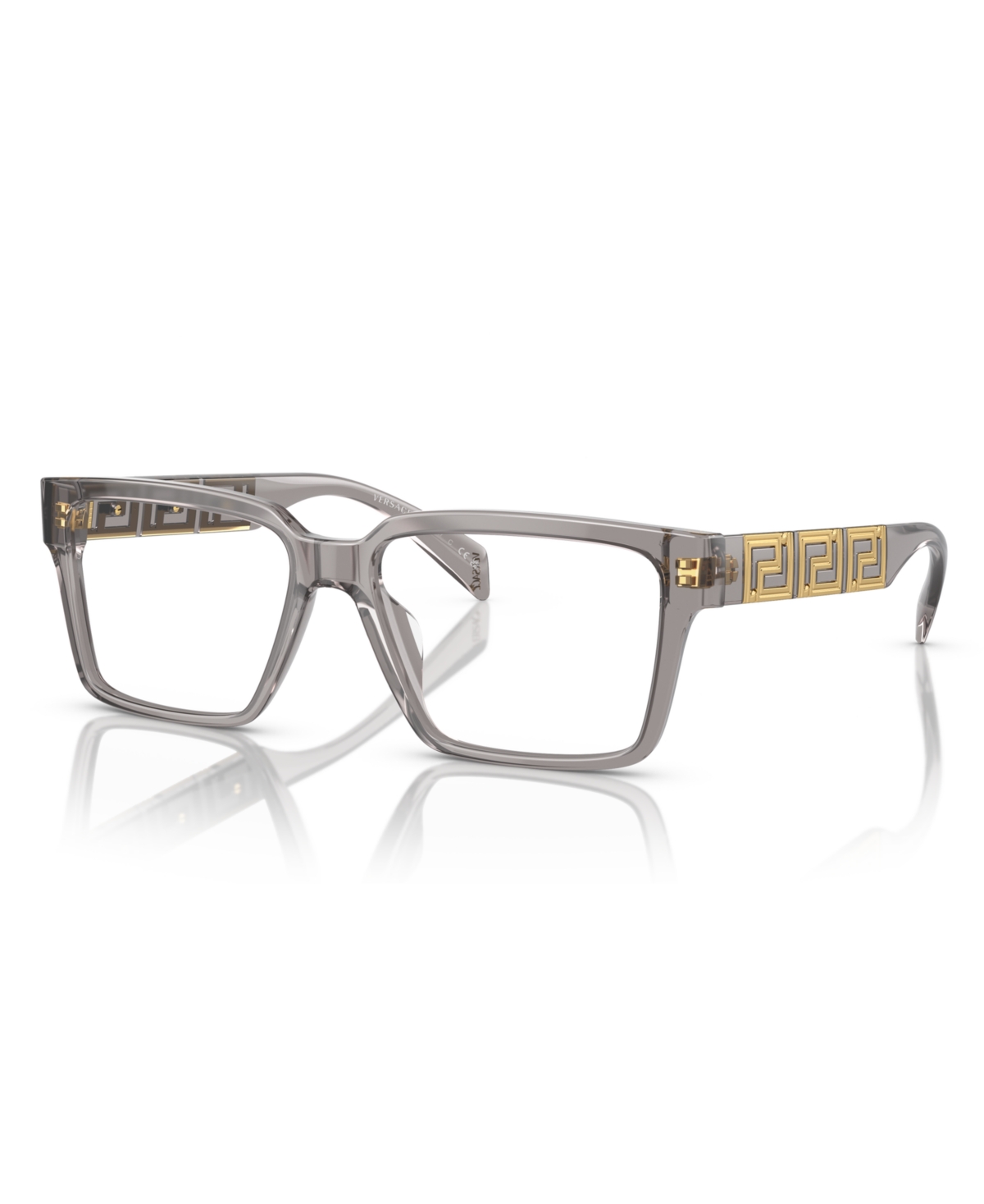 Versace Men's Eyeglasses, E3339u In Opal Grey