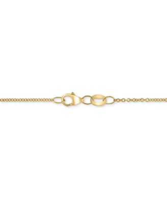 EFFY&reg; Diamond & Polished Octagon Link 18" Pendant Necklace (3/4 ct. t.w.) in 14k Gold