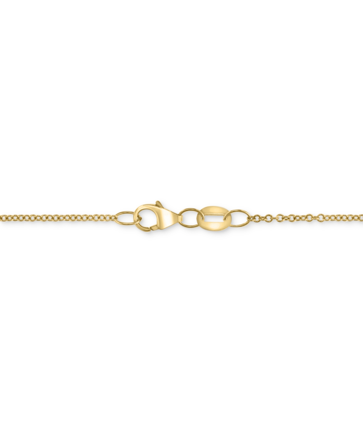 Effy Collection Effy Diamond & Polished Octagon Link 18" Pendant Necklace (3/4 Ct. T.w.) In 14k Gold In Yellow Gol