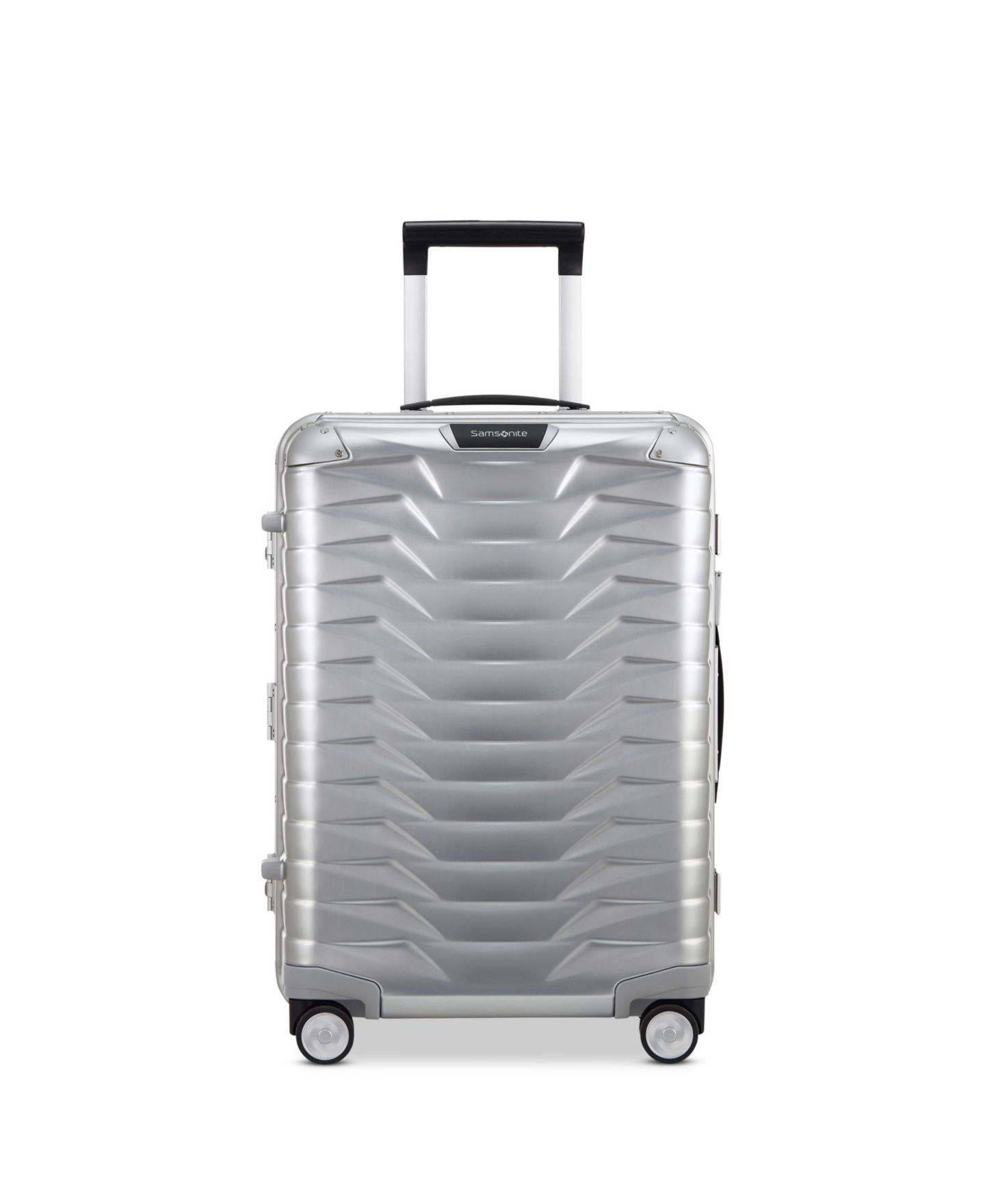 Чемодан Samsonite Proxis Aluminum Carry on Spinner, цвет: Серебристый — фото 2