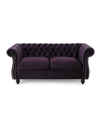 Chesterfield Loveseat: Timeless Charm, Plush Comfort