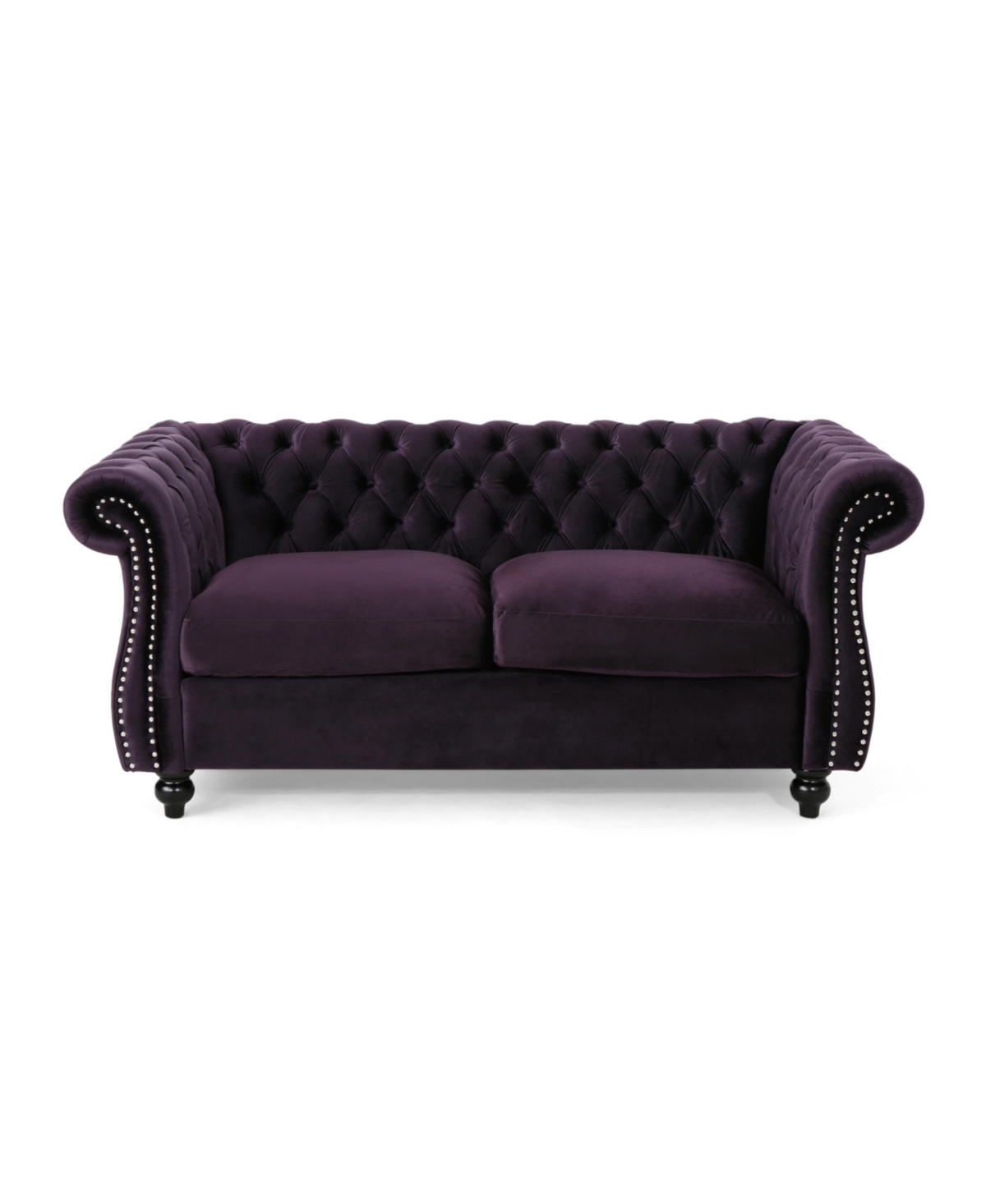Streamdale Furniture Chesterfield Loveseat: Timeless Charm, Plush Comfort