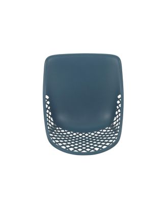 Streamdale Lily Modern Outdoor Dining Chair With Diamond Mesh