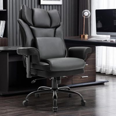 400lbs Ergonomic Office Chair with Massage Lumbar Support
