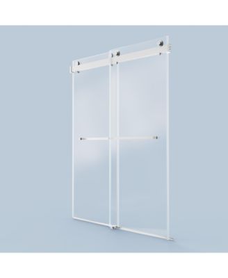 56-60" Double Sliding 10mm Tempered Glass Soft-Close Shower Door