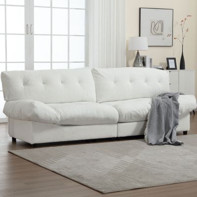 Cloud Style Teddy Velvet Sofa for Living Room