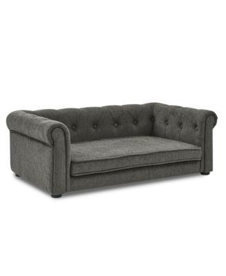 Streamdale Elevated Dog Sofa Bed for Medium & Large Dogs, Dark Grey