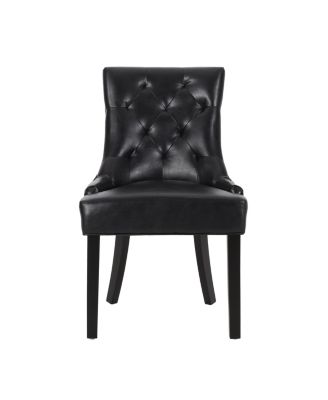  Tufted Diamond Stitch Dining Chair (Set Of 2)