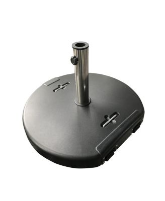 Streamdale Mota Umbrella Base 132 Lbs Concrete With Stainless Steel Collar