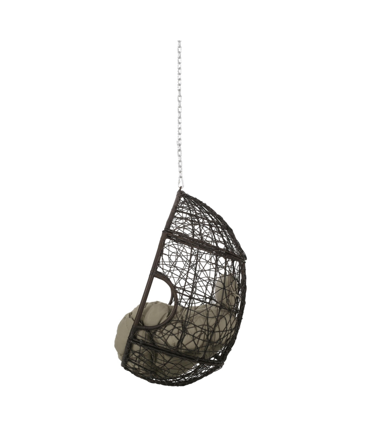Streamdale Furniture Teardrop Hanging Chair With Water-Resistant Cushions