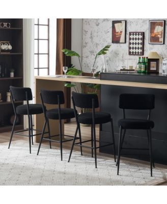 Teddy Fabric Bar Stools Comfort, Style, and Durability