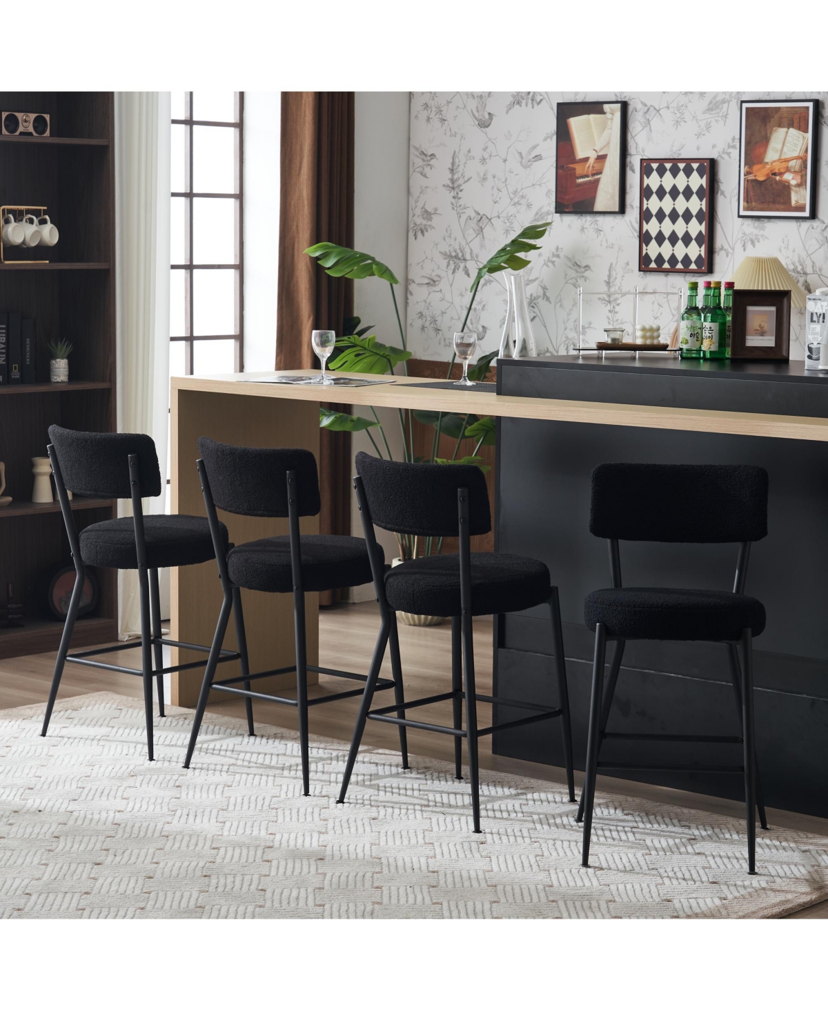 Teddy Fabric Bar Stools: Comfort, Style, and Durability