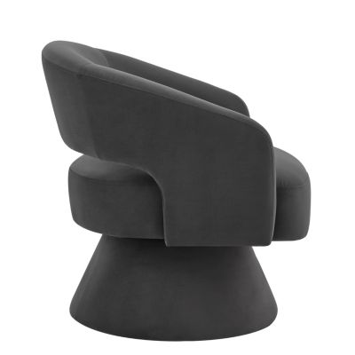 Modern Swivel Accent Chair Velvet Comfort, 360 Rotation