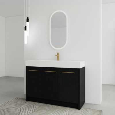 Streamdale 48" Freestanding Vanity with Resin Sink & Soft-Close Doors