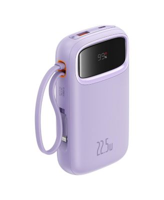 Portable Charger Power Bank,22.5W 10000mAh Fast Charging Portable Phone Charger, Purple