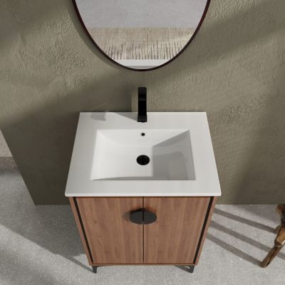Streamdale 24" Modern Bathroom Vanity with Sink & Storage Cabinet