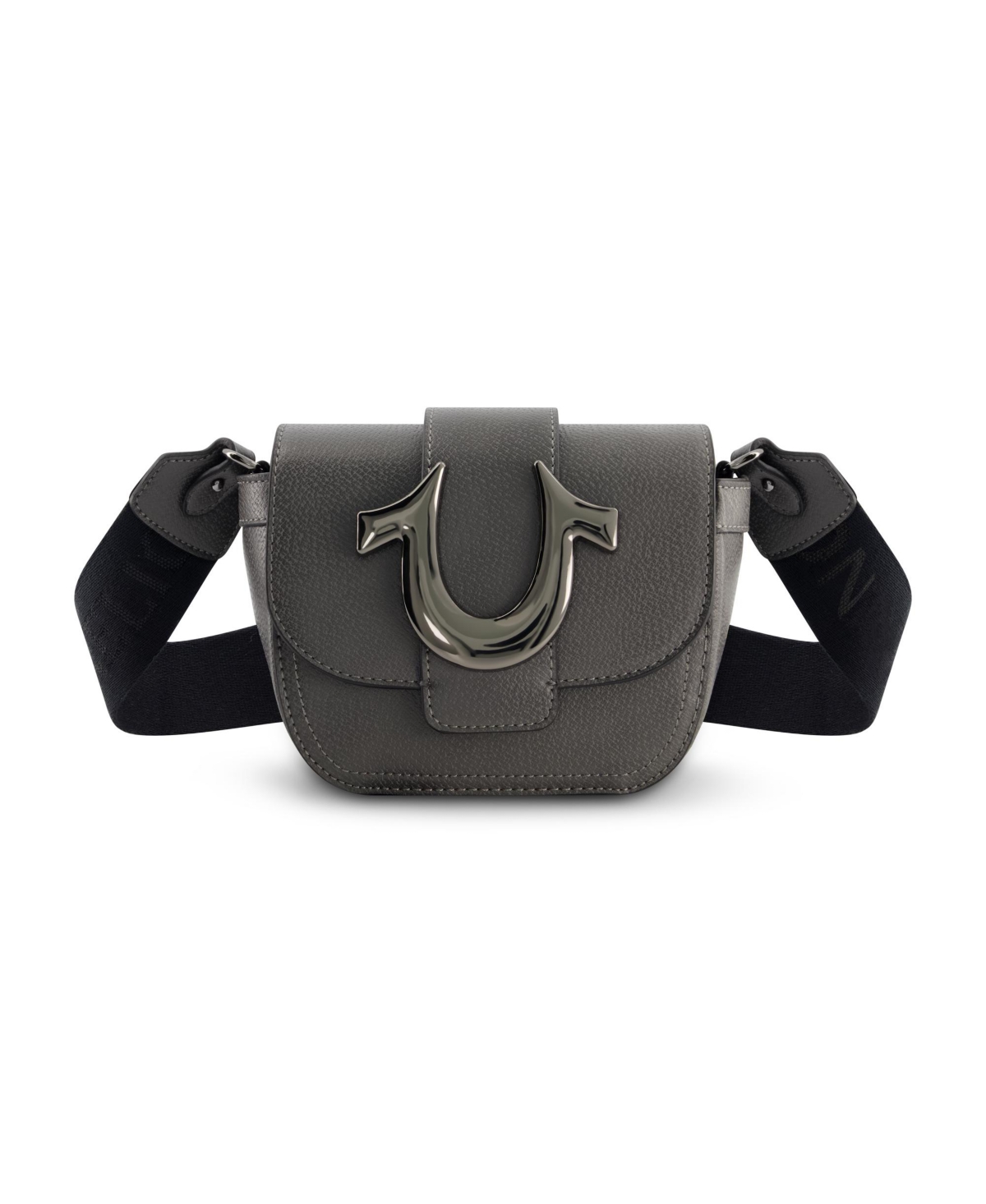 Mini Flap Crossbody - Grey