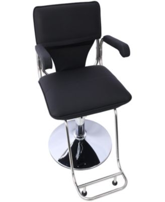 Heavy-Duty Salon Chair with Barber Cape