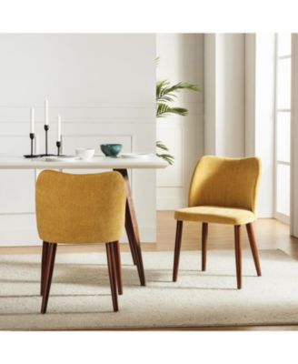 Melisa Dining Chair with Solid Wooden Legs,Set of 2