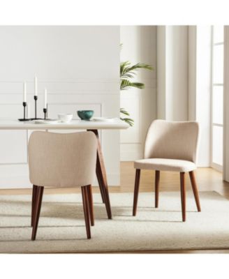 Melisa Dining Chair with Solid Wooden Legs,Set of 2