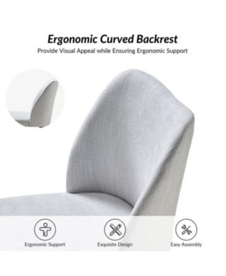 Melisa Dining Chair with Solid Wooden Legs,Set of 2