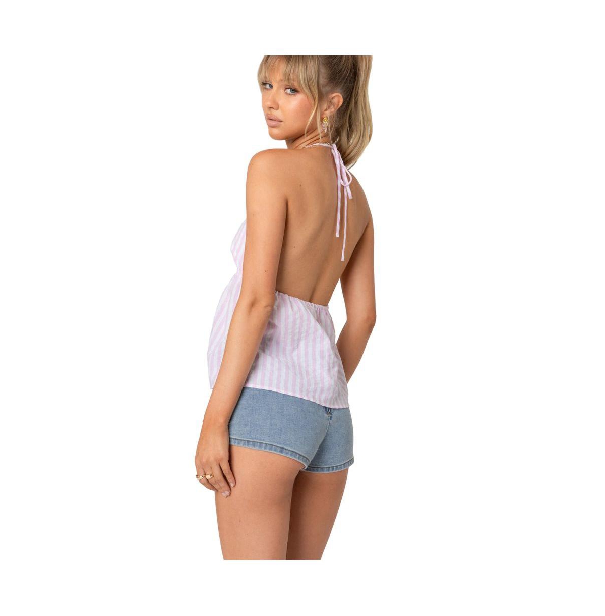 Edikted Madelyn tie front top