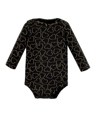 Baby Girls Hudson Cotton Long-Sleeve Bodysuits 5-Pack
