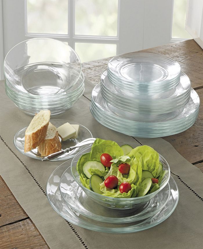 Duralex Lys Soup Plates, Set of 6 - Brown - No Size