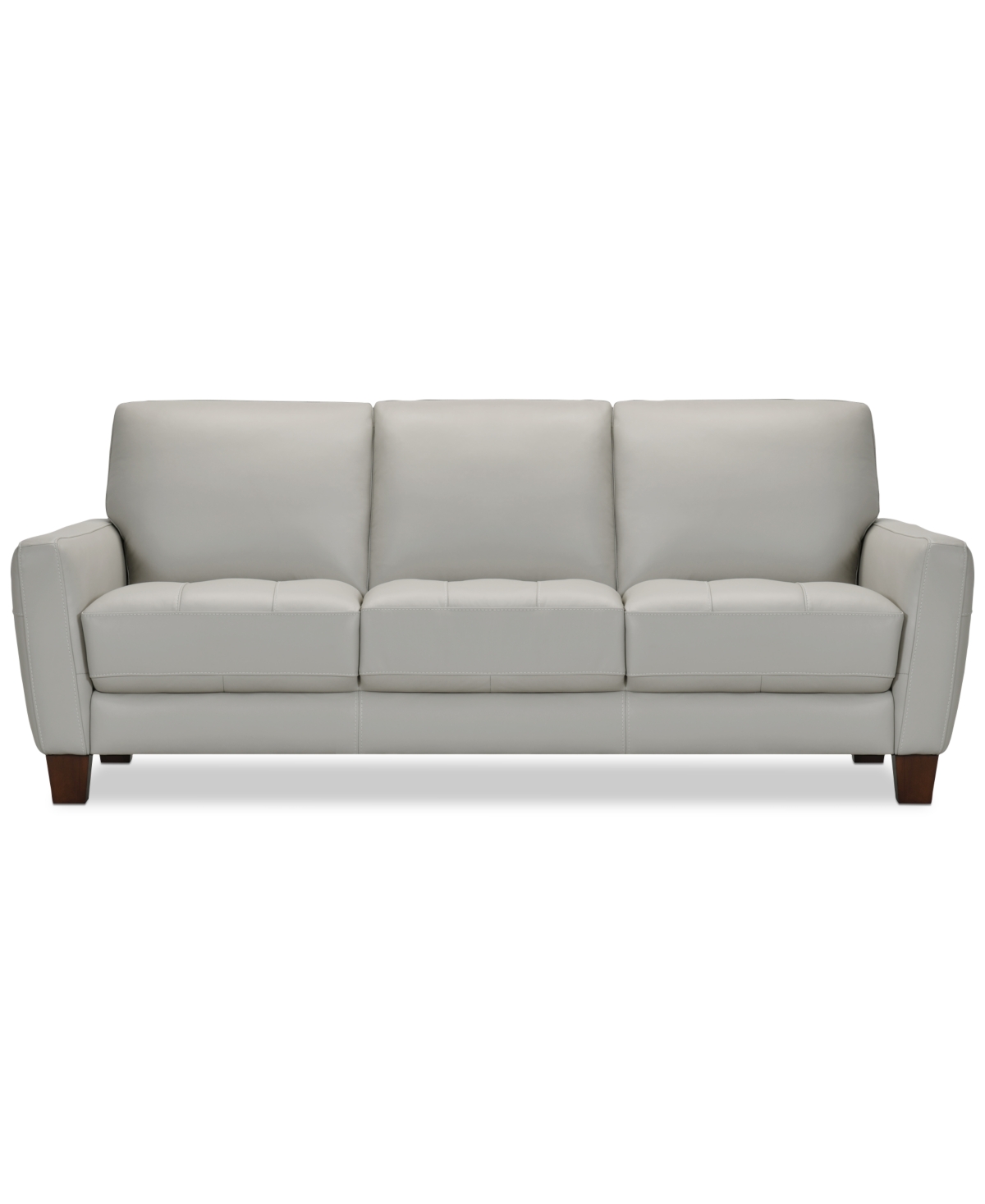 MACY'S GALLIGHER 82" LEATHER SOFA, CREATED FOR MACY'S 
