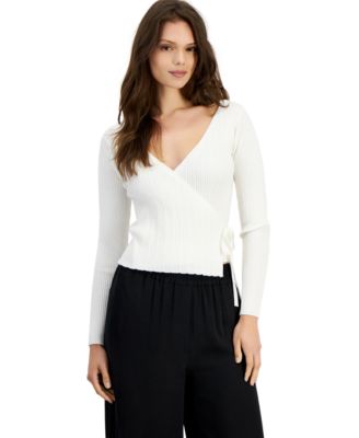 Lucy Paris - Women's Tierra Ribbed Knit Wrap Sweater