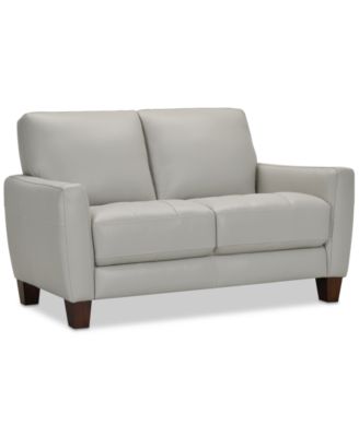 Galligher 59" Leather Loveseat, Created for Macy's