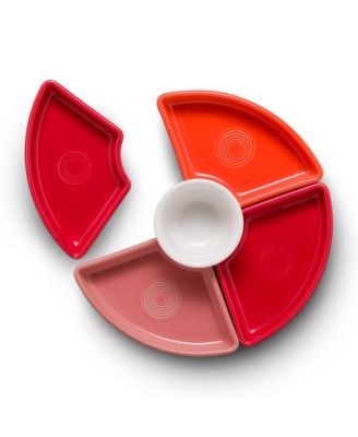 Sunset Horizon Mixed Colors 5-Piece Entertaining Set