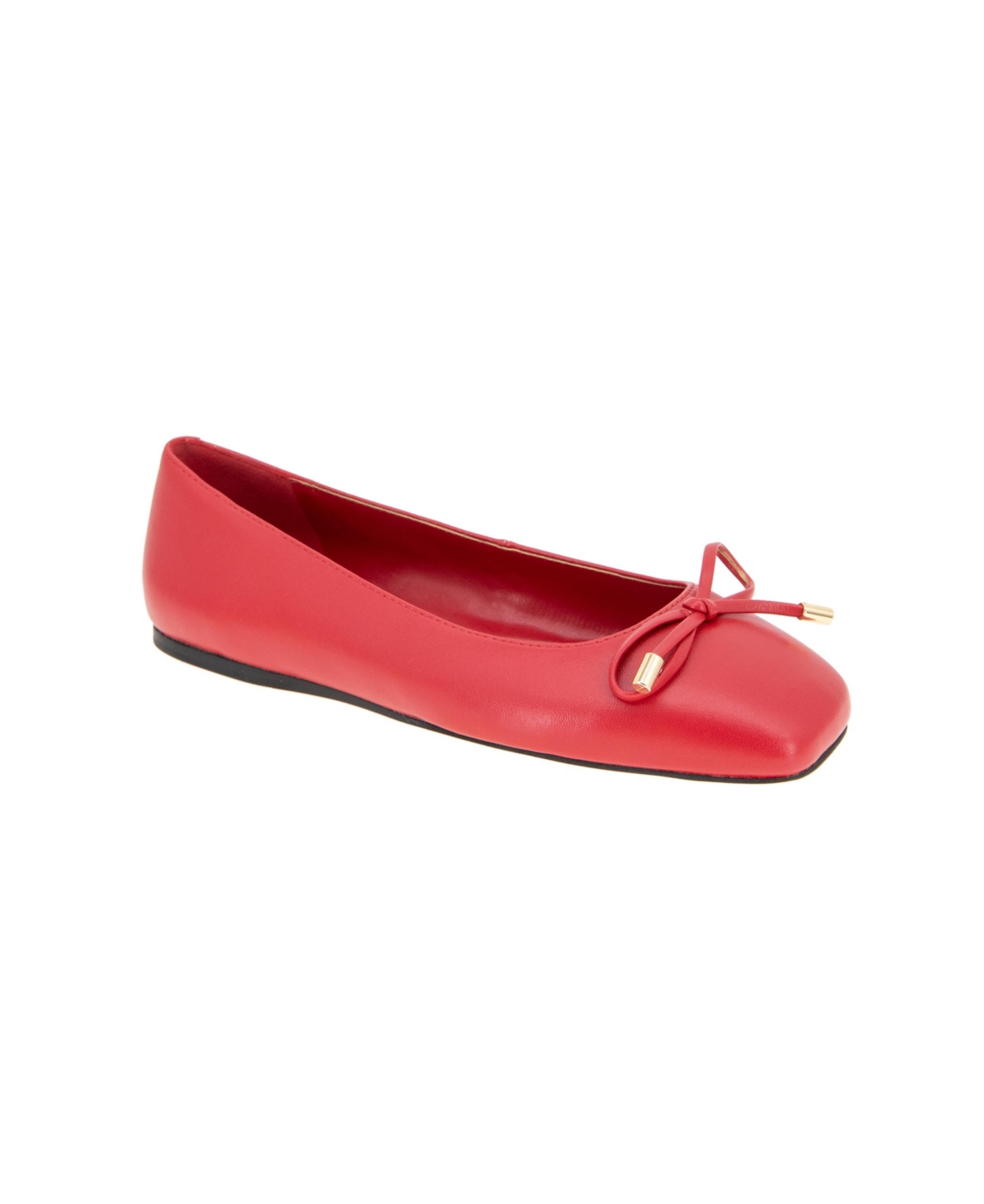 Women's Hartly Square Toe Bow Ballet Flats - Windsor Wine Crushed