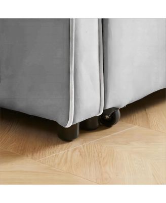 3-in-1 Convertible Sleeper Chair Bed with USB Charging