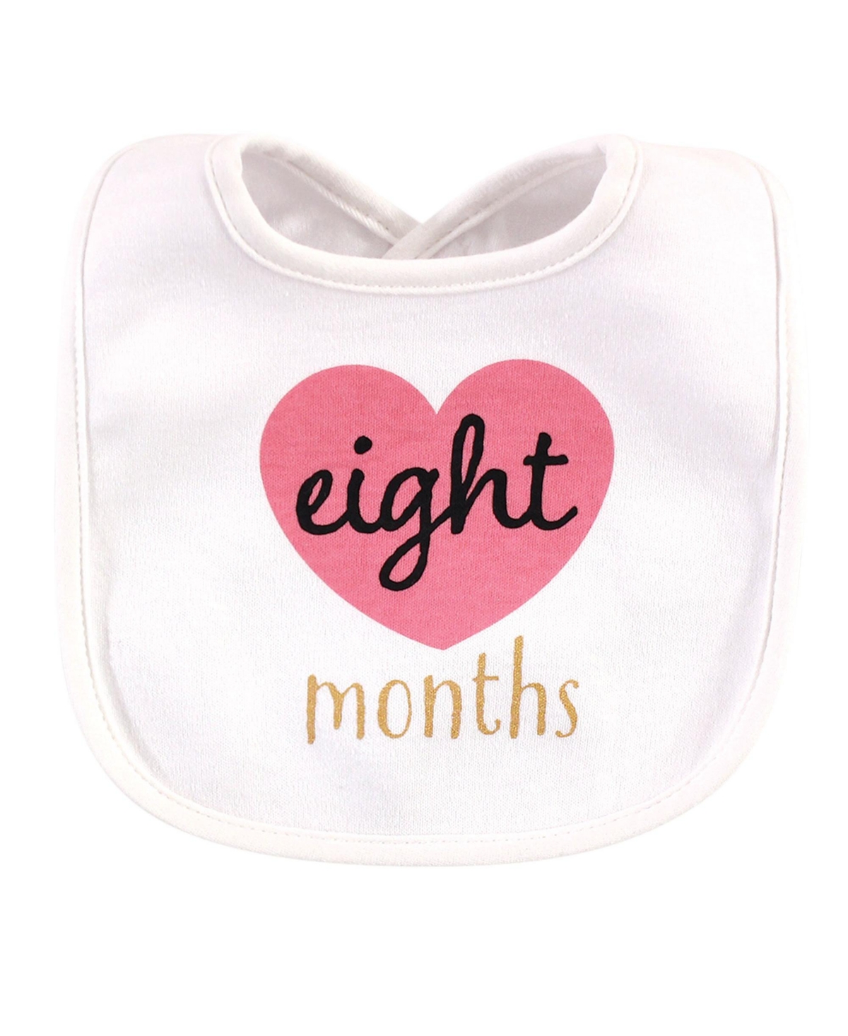 Hudson Baby Infant Girl Cotton Bibs 13pk, Hello World, One Size