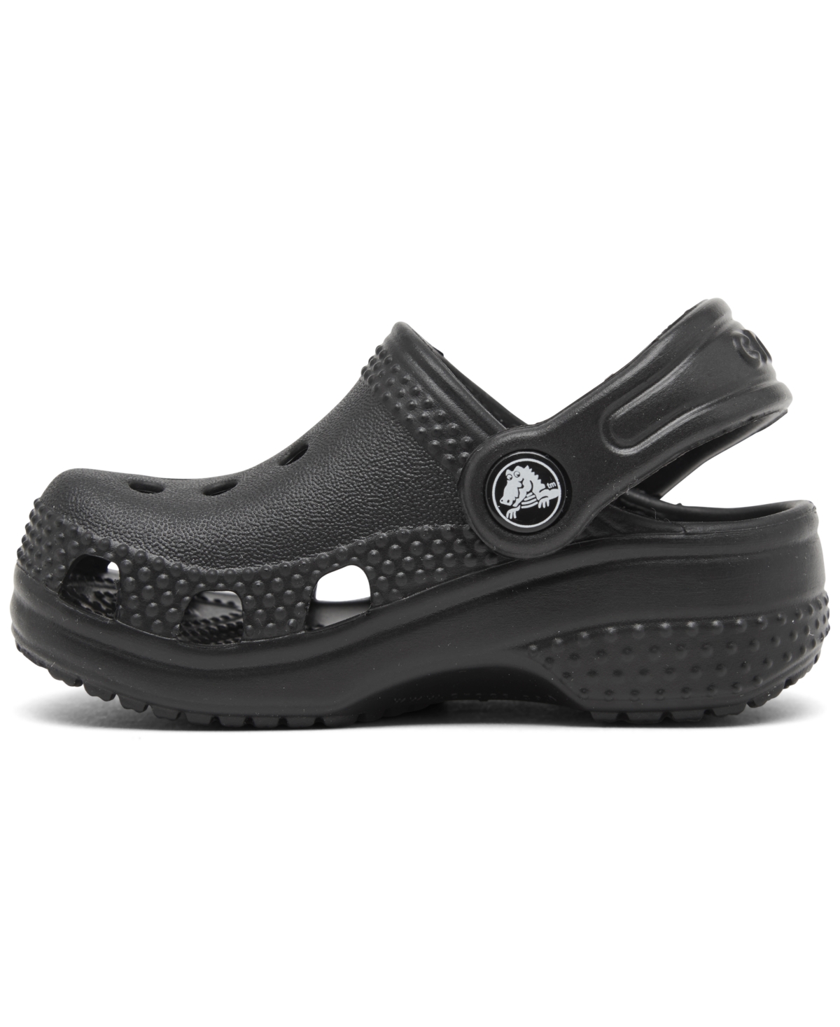 Crocs Infant Littles Classic Clogs From Finish Line In Black
