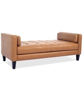Pezley Leather Daybed, Created for Macy's
