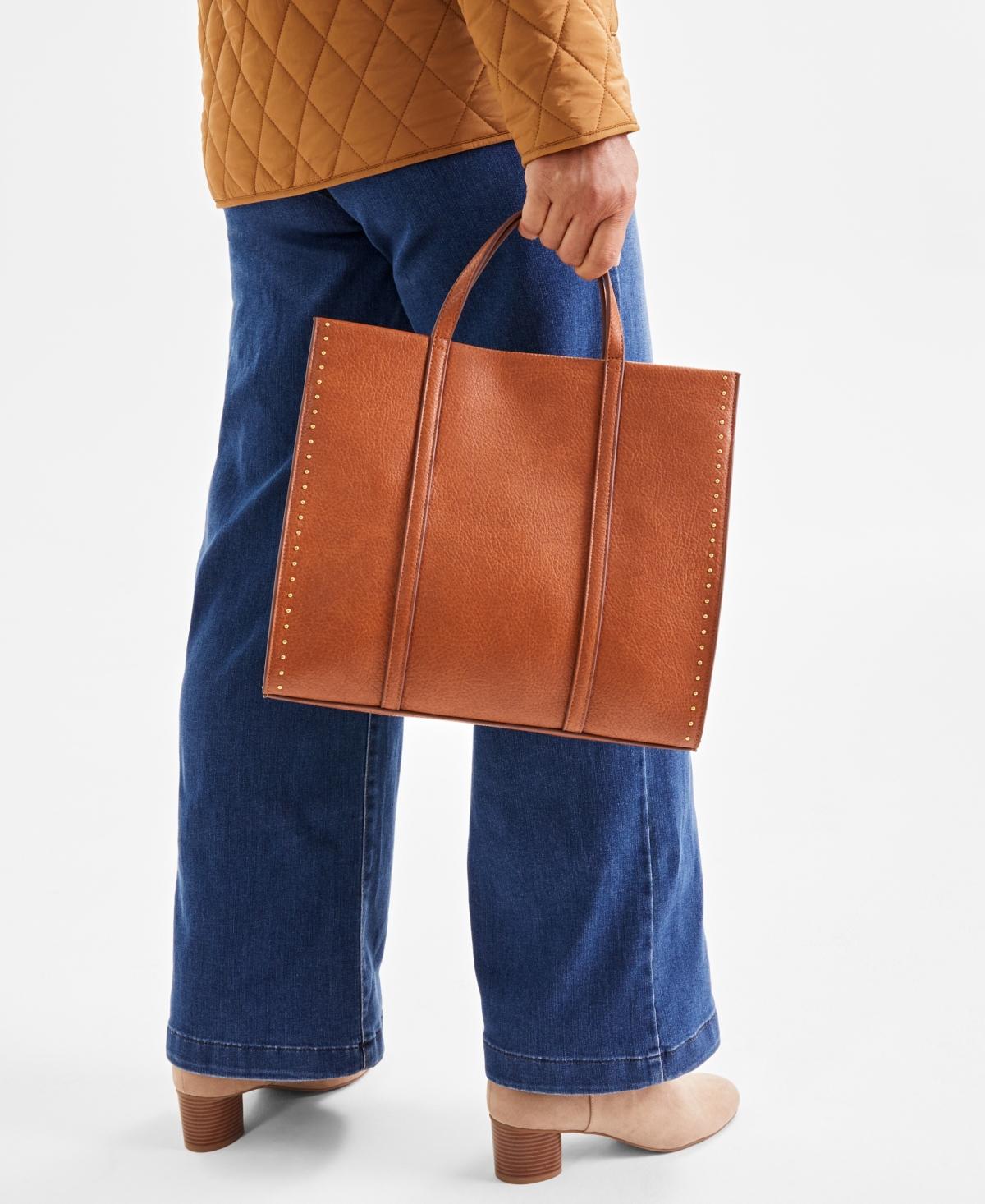 Style & Co Boxy Medium Tote, Created For Macy's In Black
