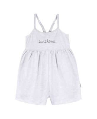 Baby Girls Baby Baby Sleeveless Romper Jumpsuit, 2 Pack