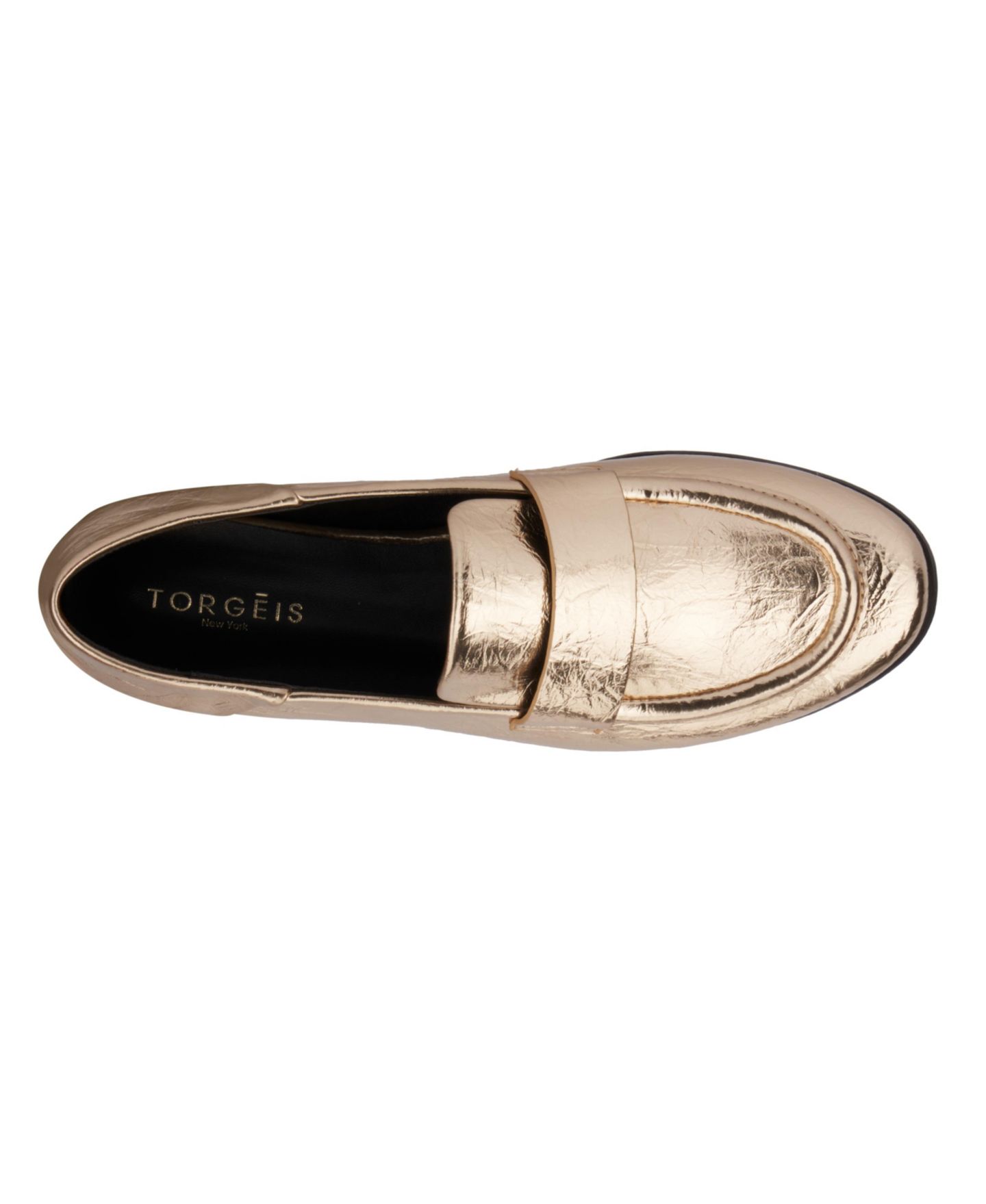 Женские туфли Torgeis Carleigh Loafer Casual, цвет: Золотой — фото 2