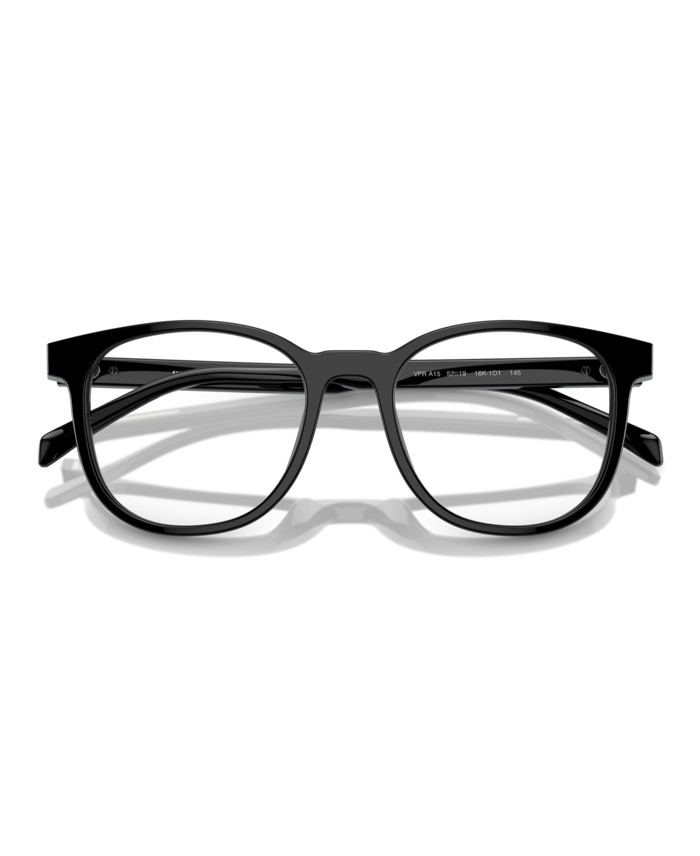 Мужские очки PRADA Man Panthos Plastic PR A15V Eyeglasses, цвет: Чёрный — фото 2