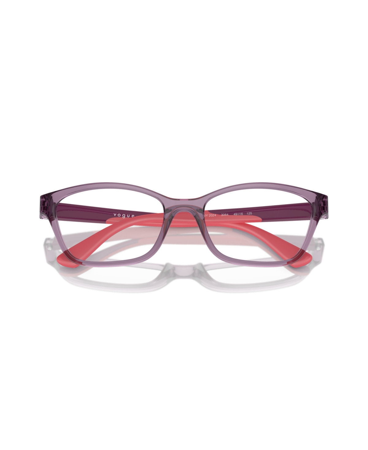 Vogue Eyewear Child Eyeglasses, Vy2024 In Transparent Violet