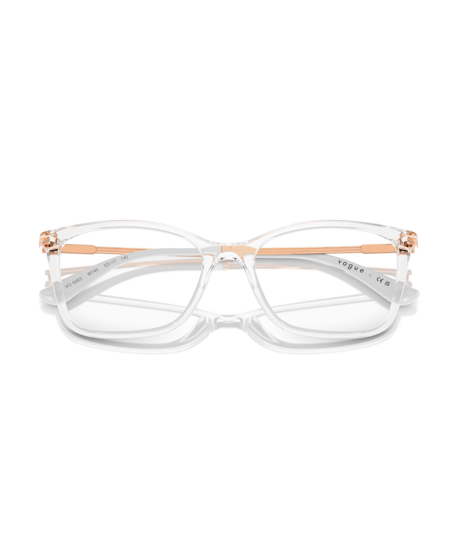 Woman Cat Eye Plastic VO5563 Eyeglasses