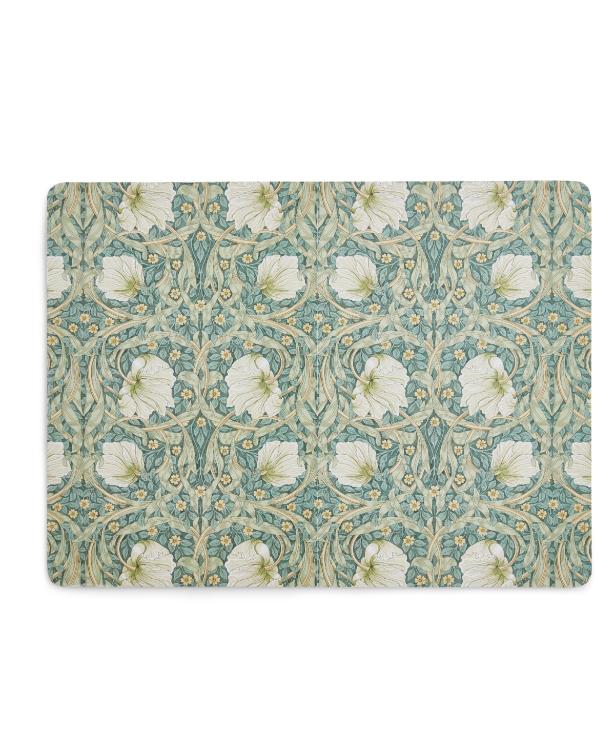 Spode Morris & Co. Pimpernel Placemats, Set Of 4 In Green