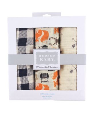Unisex Soft Cotton Muslin Swaddling Wraps)