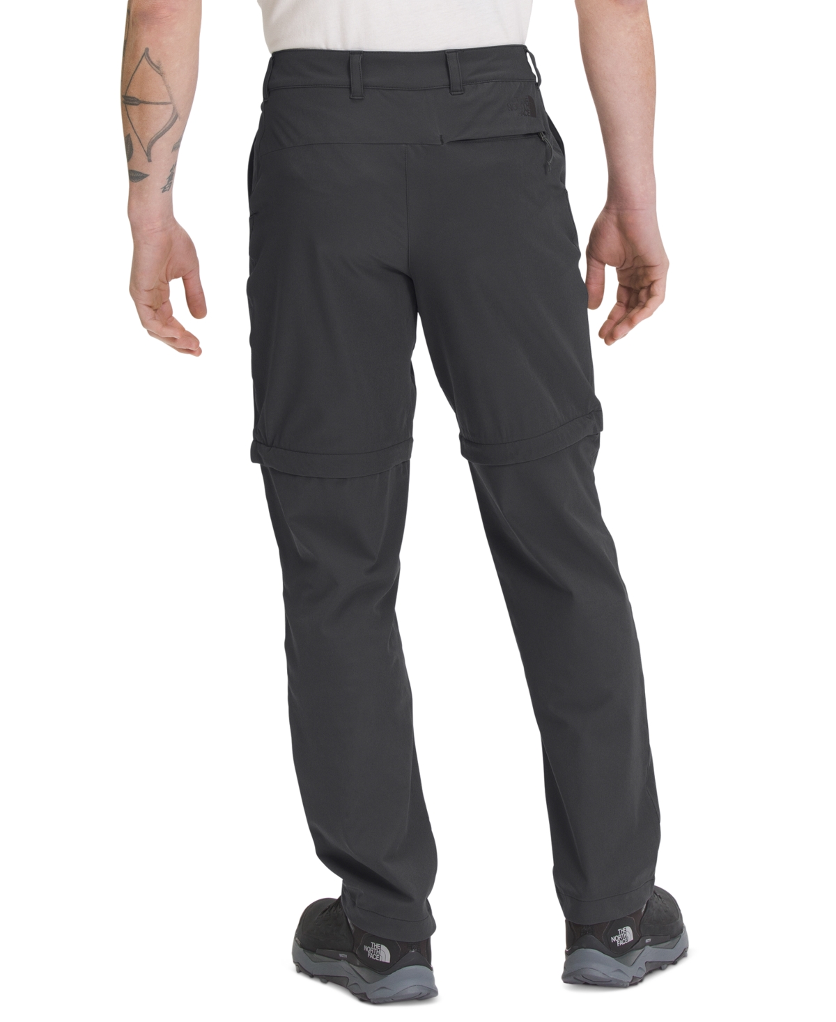 The North Face Gray Paramount Pro Convertible Trousers In Asphalt Grey-npf