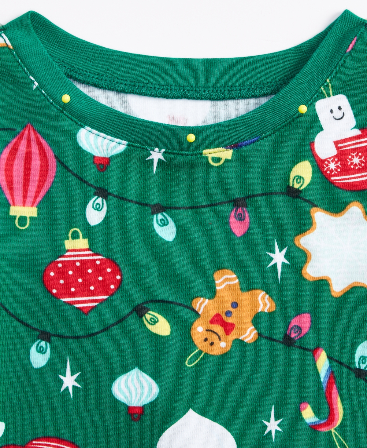 Holiday Lane Toddler Ornament Cotton Snug Fit Matching Family Pajamas Set, Created for Macy's