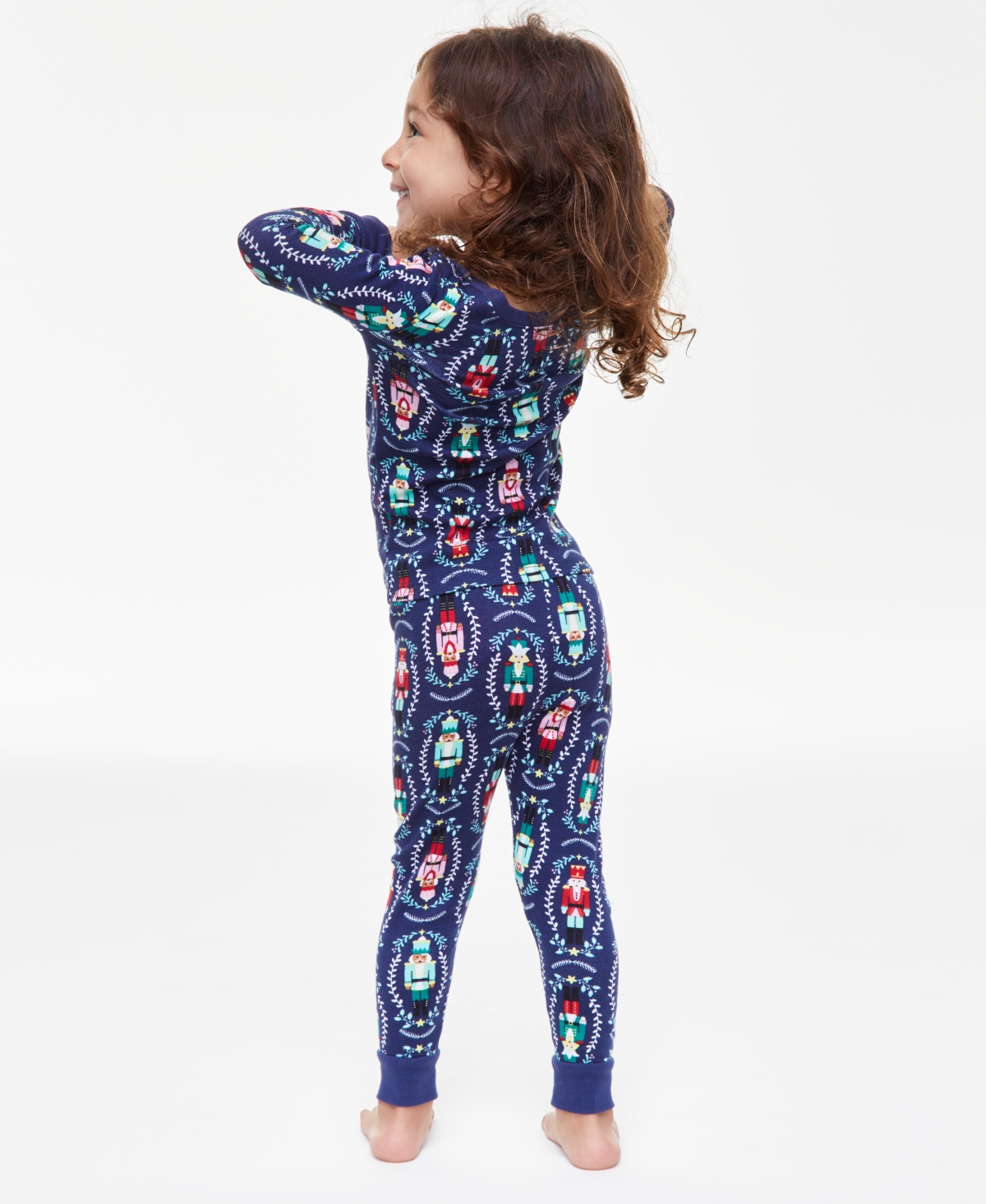 Holiday Lane ToddlerMix It Cotton Snug Fit Matching Family Pajamas Set, Created for Macy's - Nutcracker